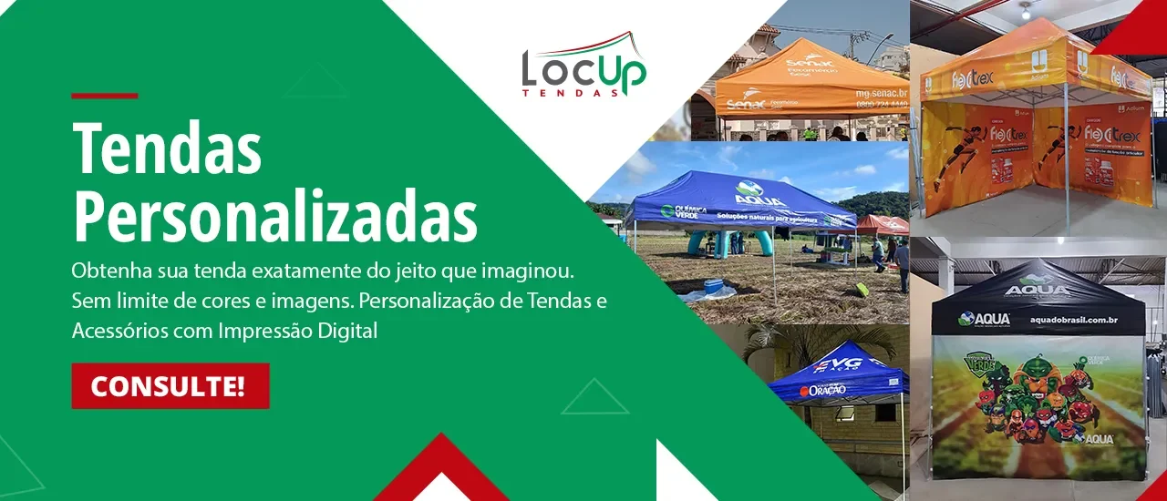 Tendas Personalizadas - Locup tendas