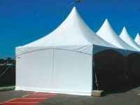 Fechamento Lateral para tenda Chapéu de Bruxa - Locup Tendas